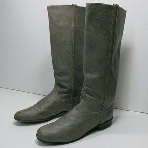 Justin Boots L3739 Glove Leather Tall Riding Equestrian Fashion Boots Sz 7.5 B